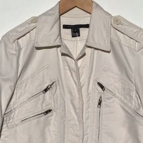 MARC JACOBS Ivory military/cargo cotton jacket - 8 - Picture 9 of 10